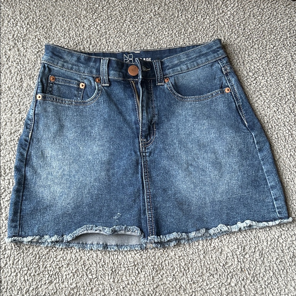 Denim Mini Skirt